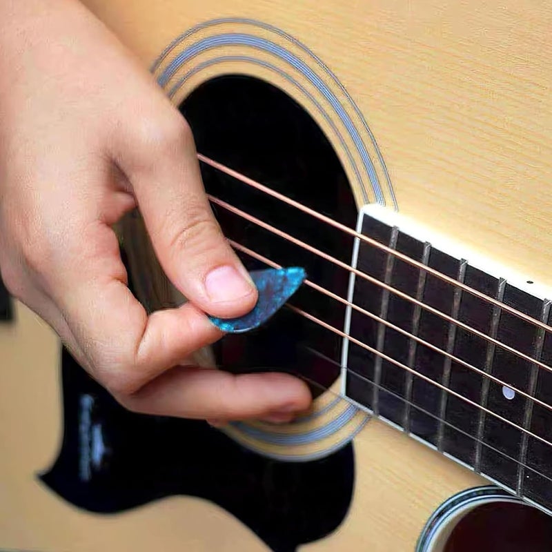JINWEE Capo，Guitar Capo for Acoustic and Electric Guitars with 5 Picks(Black) - Image 5